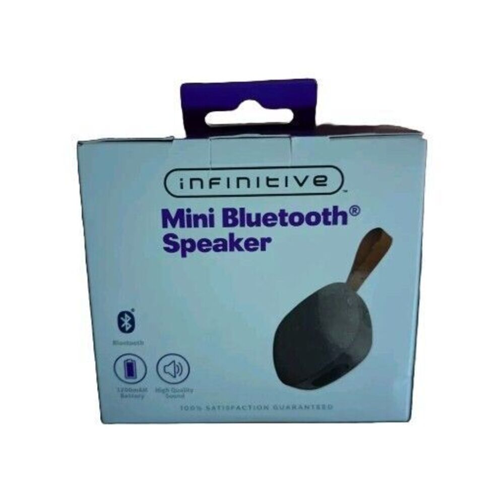 Infinitive Mini Bluetooth Speaker 32' Range 25 Hours Of Play time New/Unopened
